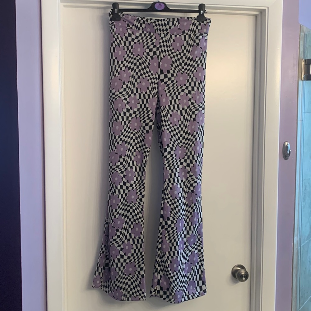 Primark XL Groovy Pull On Flare Pants